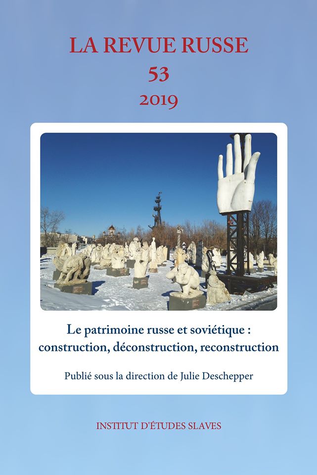 Couverture. IES. La Revue russe no 53 (2019). Le patrimoine russe et soviétique - construction, déconstruction, reconstruction. 2020-01-15